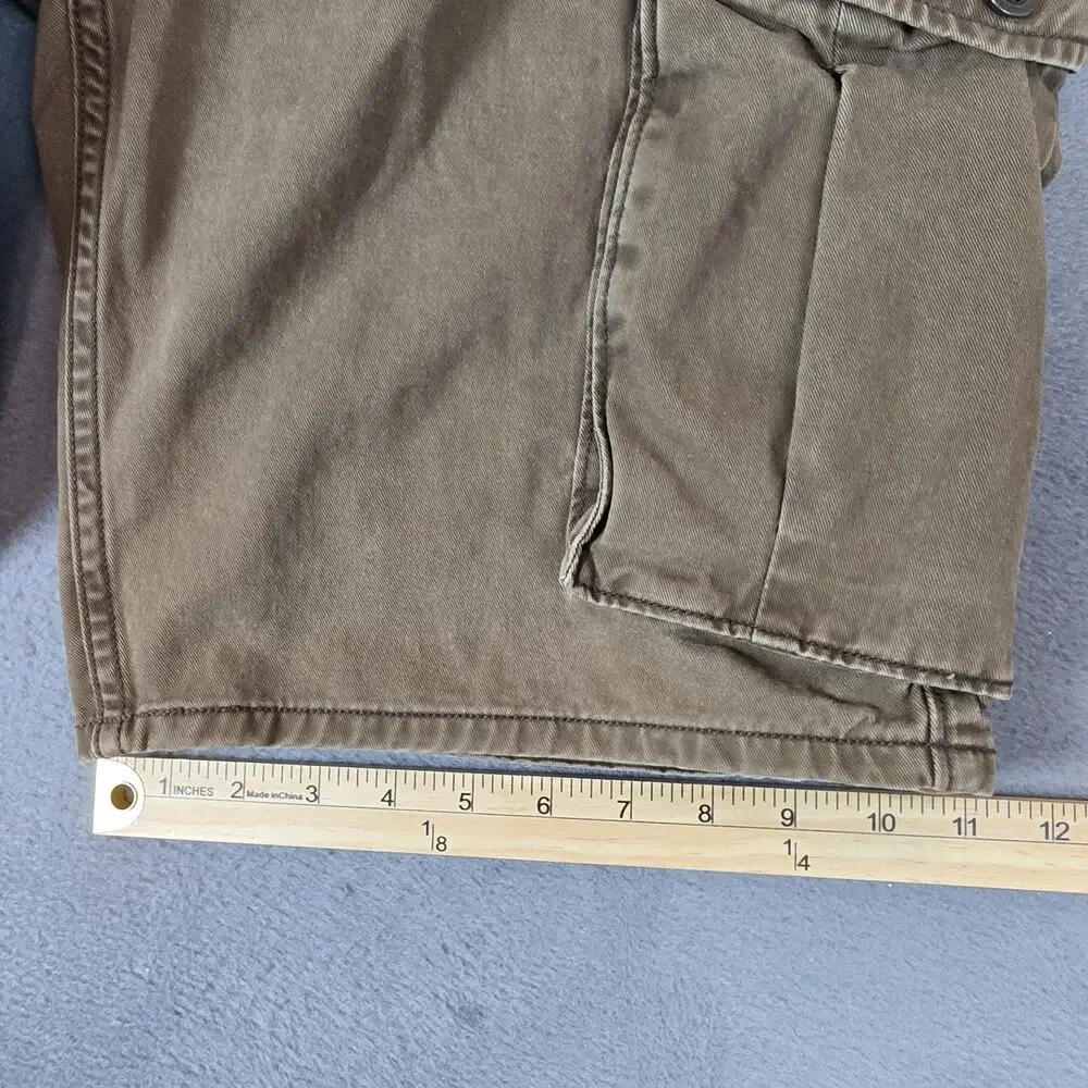 Levi's Cargo Shorts Mens W36 Brown Cotton Relaxed Utility Outdoor Casual